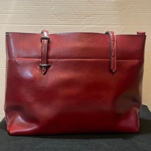 Red Leather Purse
